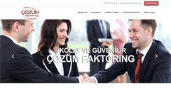 Desktop Screenshot of cozumfaktoring.com