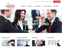 Tablet Screenshot of cozumfaktoring.com